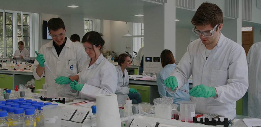 Reaction Scientific field engineers setting up diagnostic equipment.